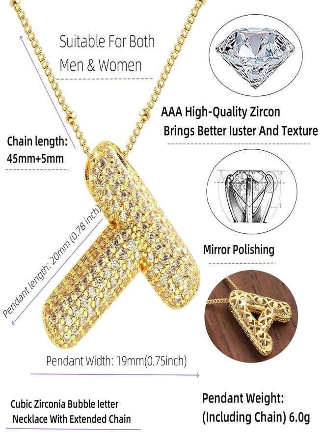 Hermosa Dainty 18K Gold Plated Women's Pendant Necklaces Initial A-Z Pendant Necklace Trendy Jewelry Birthday Gifts for Girlfriend Wife Women (T- Golden) - Image 3