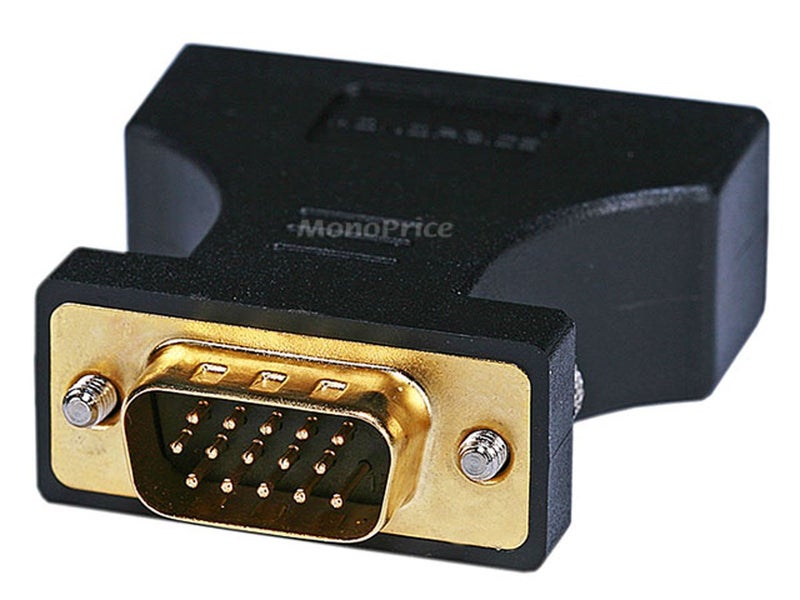 Monoprice 102397 HD15 (VGA) Male to DVI-A Female Adapter,Gold Plated (102397) - Image 3