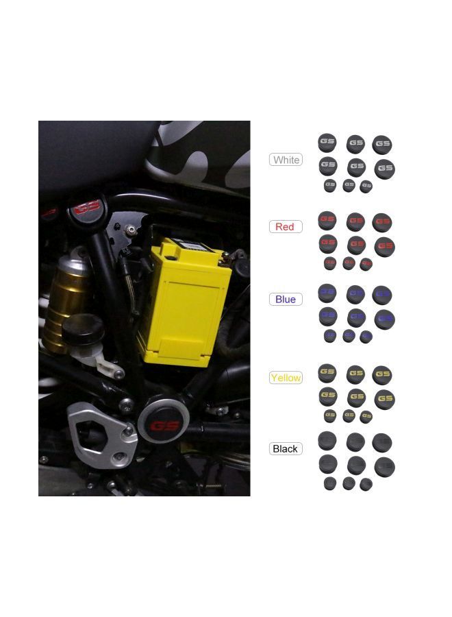 NIBEMINENT 9-Piece Replacement Hole Frame Protective Cover For BMW R1200GS R1250GS Adventure (2017-2019) - Image 5