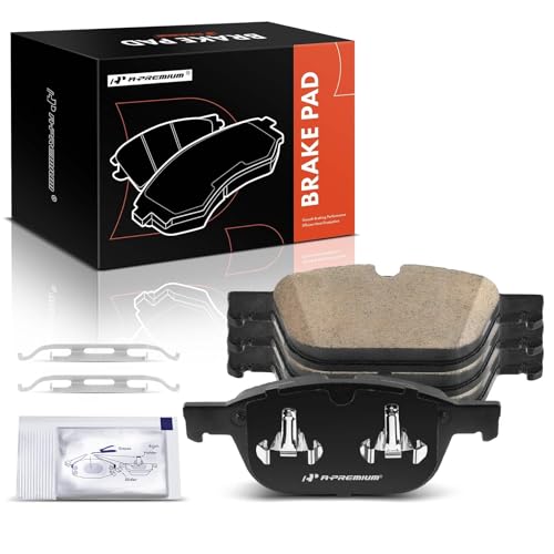 A-Premium Front Ceramic Disc Brake Pads Set Compatible with Volvo XC60 2003-2016, 4 Pcs - Image 1