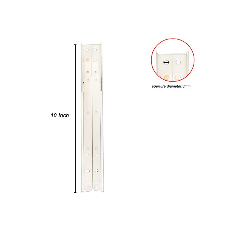 Bueyfolt 1 Pair Casement Window Hinge, 10 Inch Stainless Steel Finish Adjustable/2 Pack Standard Duty Concealed Hinge, Universal E-Gard Corrosion Resistant Coating Friction Stay Hinges for Awning/Hopper - Image 3
