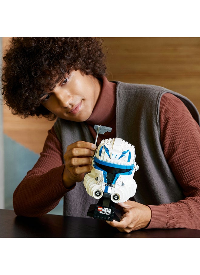 LEGO Star Wars Captain Rex Helmet Building Kit for Adults; Collectible, Brick-Built Memorabilia for Display; Fun Gift Idea for Fans, Age 18+ (854 Pieces) 75349  - Image 3