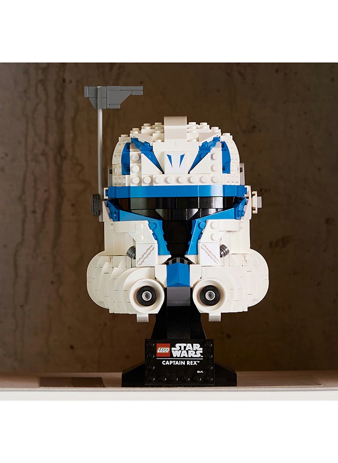 LEGO Star Wars Captain Rex Helmet Building Kit for Adults; Collectible, Brick-Built Memorabilia for Display; Fun Gift Idea for Fans, Age 18+ (854 Pieces) 75349  - Image 5