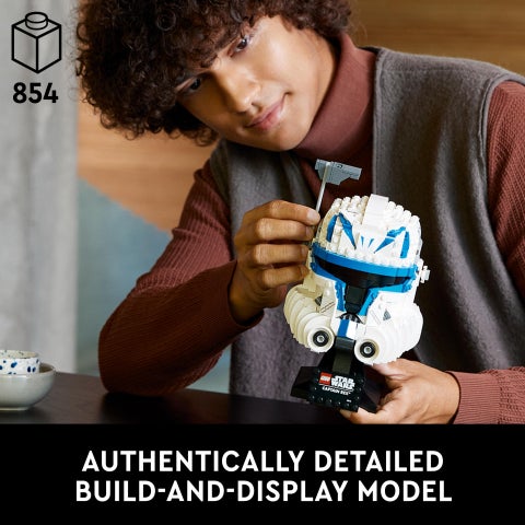 ليغو مجموعة البناء للبالغين خوذة كابتن ركس™ 75349 من LEGO® Star Wars™‌‎؛ نموذج عرض مبني من المكعبات قابل للتجميع (854 قطعة) - Image 2