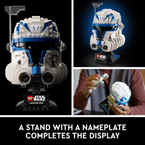 ليغو مجموعة البناء للبالغين خوذة كابتن ركس™ 75349 من LEGO® Star Wars™‌‎؛ نموذج عرض مبني من المكعبات قابل للتجميع (854 قطعة) - Image 4
