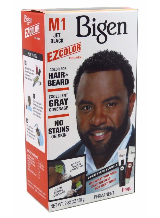 Bigen Ez Color For Men Jet Black Kit (3 Pack) - Image 1