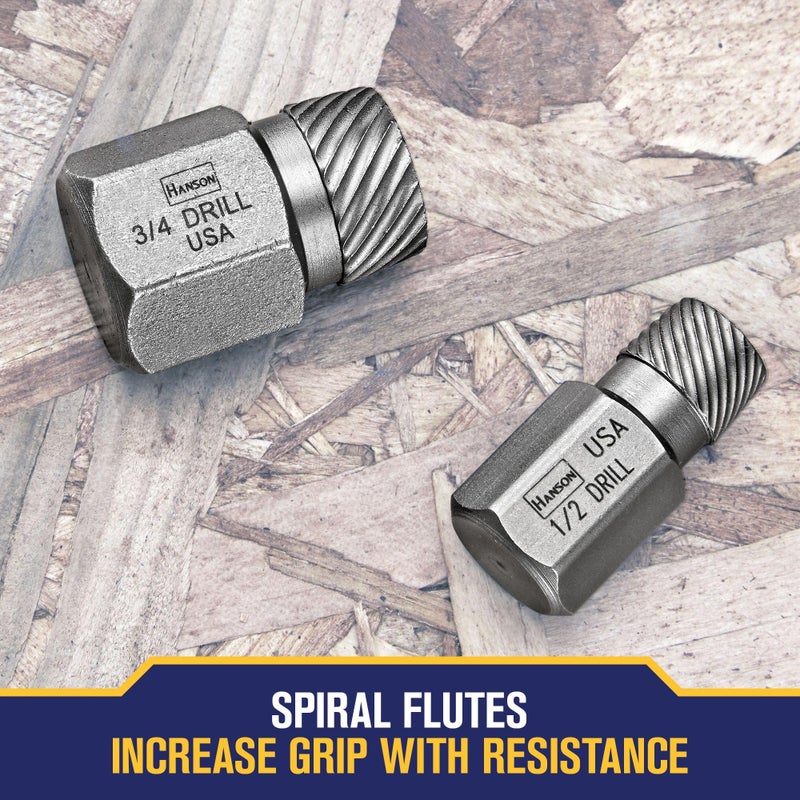 IRWIN Screw Extractor Set, Hex Head, Multi-Spline, 25-Piece (53227) - Image 4