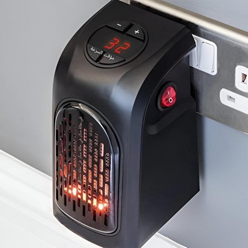 Room Heater - Space-Saving Electric Heater with Remote Control, 400W for Quick and Easy Warmth in Small Indoor Spaces - Image 2