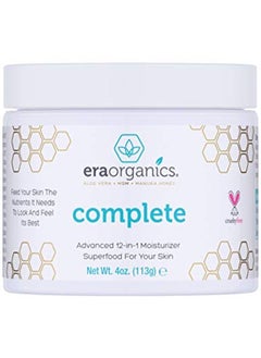 Era Organics Face Moisturizer Cream - Advanced Moisturizing 12-In-1 Dry Skin Cream With Superfood Manuka Honey, Hyaluronic Acid & More To Restore Dry, Sensitive Skin On Face, Neck, Hands.  - Image 1