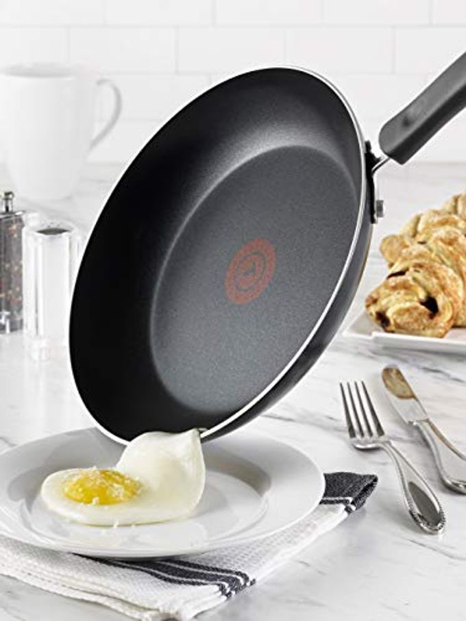 T-fal Everything In Kitchen Total Nonstick Diswasher Safe Pots And Pans Cookware Set, 20-Pc, Black - Image 5