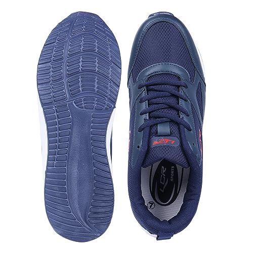 Lancer Mens WONDER-6NBL-RED Blue Running Shoe - Image 4