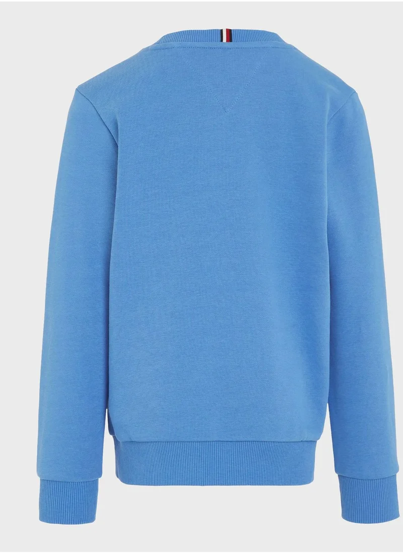 TOMMY HILFIGER Kids Logo Sweatshirt