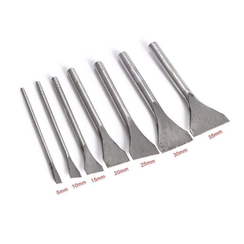 Co-link Leather Craft Tools Slot Punches 5/10/15/20/25/30/35mm Hole Punches Wallet Photo Card Punch Cutter Tools Straight Punch 7 Sizes DIY Hand Work Tool - Image 2