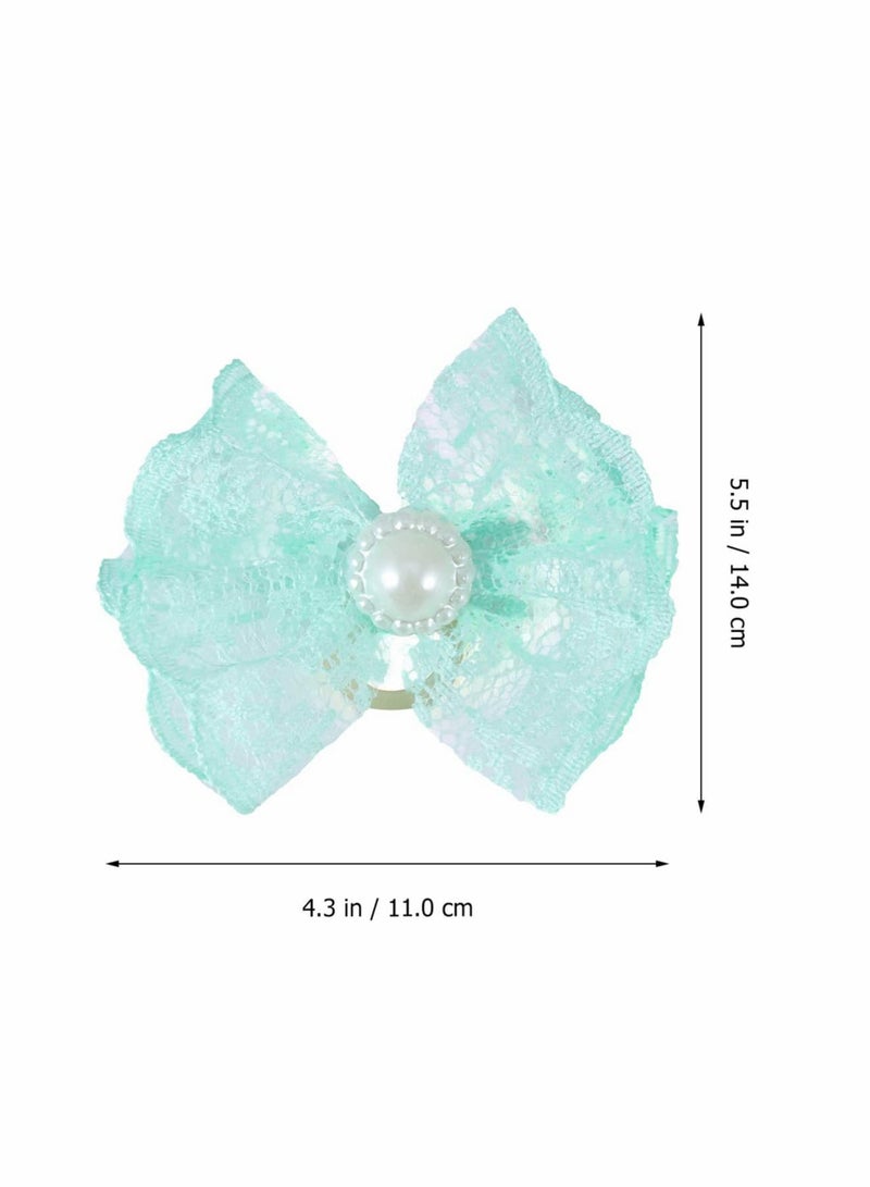 Zikra Dog Bows, Suntown Adorable Rubber Hair Band, Dog Bowknot Headwear for Pet Puppy Dog Cat Grooming Accessories Beautiful Handcrafted Bowtie Pet Dog and Cat Adjustable Bow Tie (20pcs) - Image 5