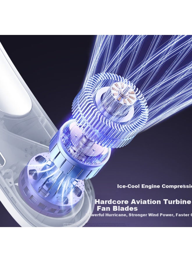 KOVOL Neck Hanging Fan【Superconducting Cooling|16°C Instant Cooling】Portable Personal Air Conditioner With Long Battery Life, Bladeless Quiet Neck Fan For Outdoor Sports, Usb Rechargeable Wearable Nec - Image 2