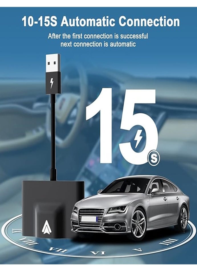 Generic Wireless Android Auto Car Adapter,Wireless Android Auto Dongle - Connects Automatically to Android Auto,Easy Plug and Play Setup (black)  - Image 2