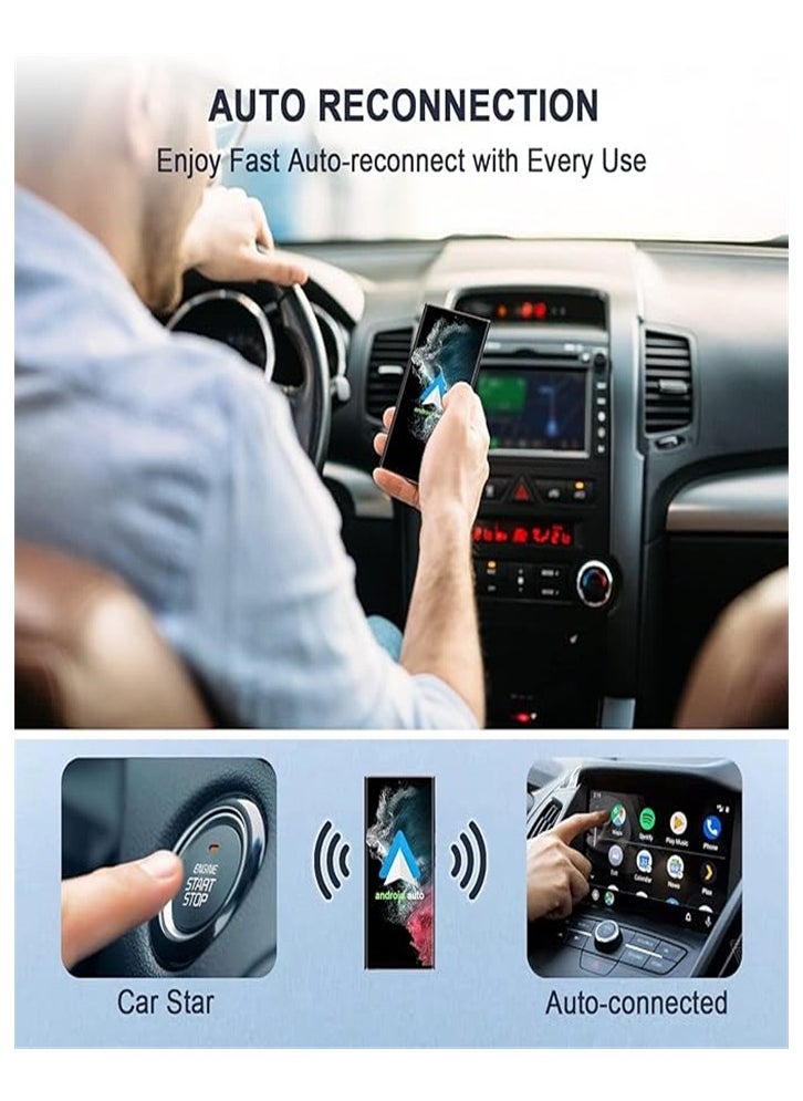 Generic Wireless Android Auto Car Adapter,Wireless Android Auto Dongle - Connects Automatically to Android Auto,Easy Plug and Play Setup (black)  - Image 5