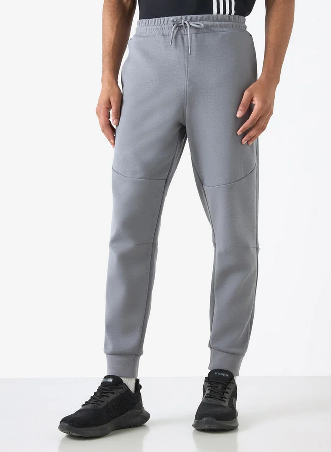 Kappa Logo Detail Joggers with Drawstring Closure