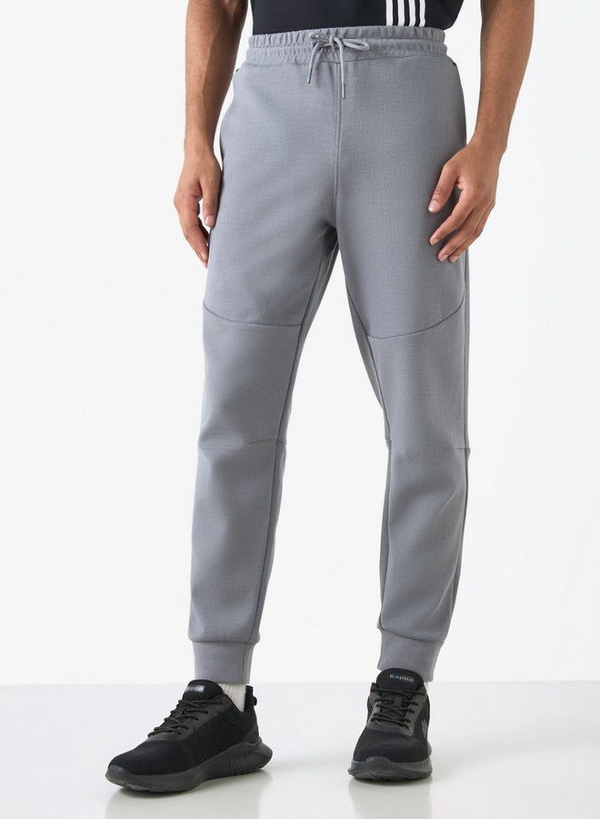 Kappa Logo Detail Joggers with Drawstring Closure - Image 1