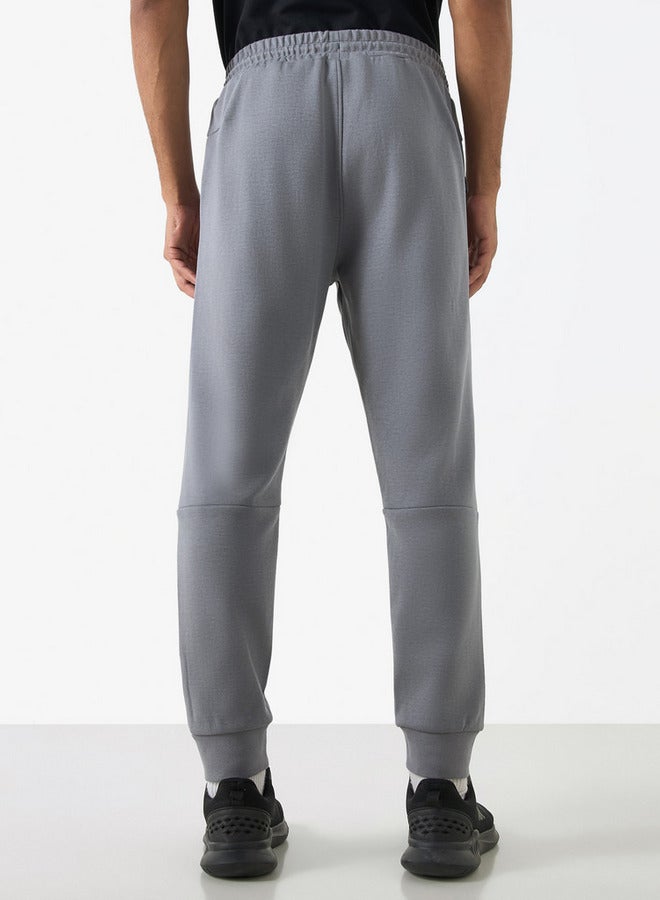 Kappa Logo Detail Joggers with Drawstring Closure - Image 3