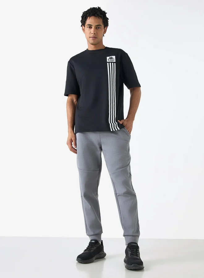 كابا بنطلون رياضي برباط إغلاق وتفاصيل شعار من كابا