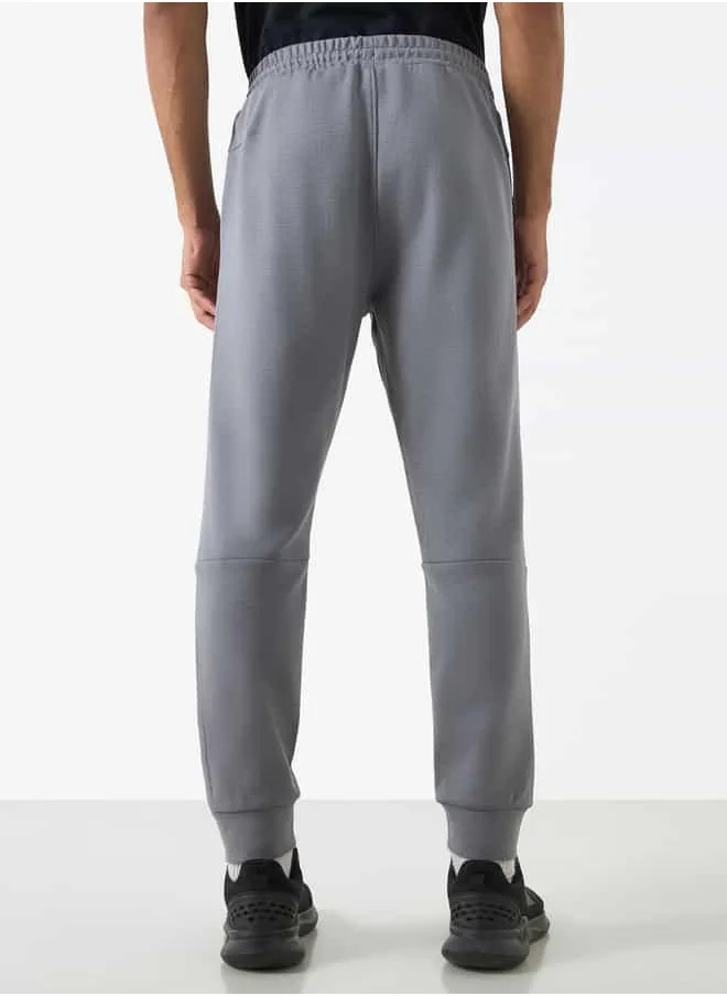 Kappa Kappa Logo Detail Joggers with Drawstring Closure