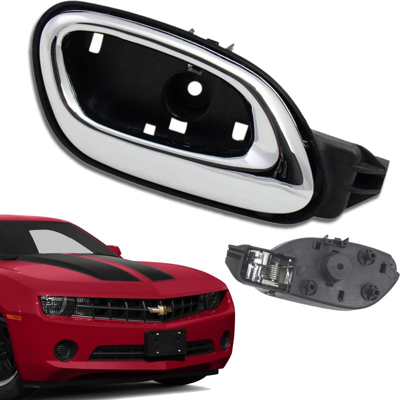 EVniko Front Right Door Handle Chrome Compatible for Chevy Camaro 20102015 Replace Passenger Side Inside Handle REPCV462119