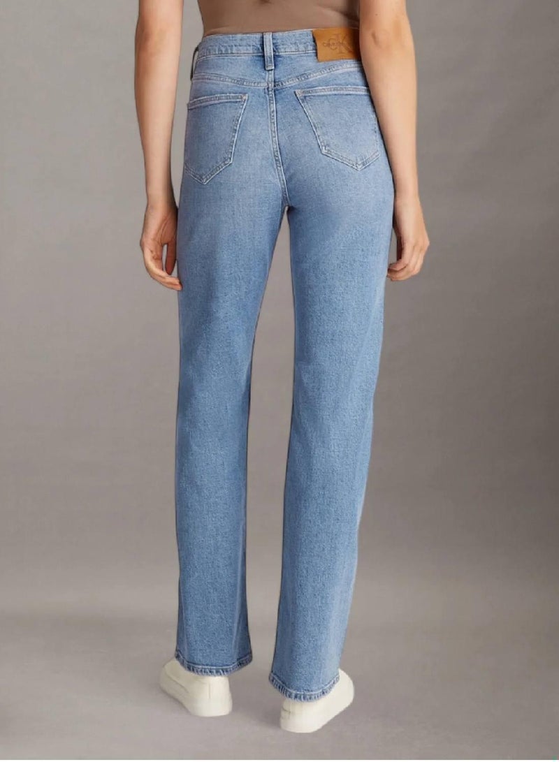 كالفن كلاين جينز بنطال جينز أصلي بقصة واسعة من أسفل الركبة - Image 2