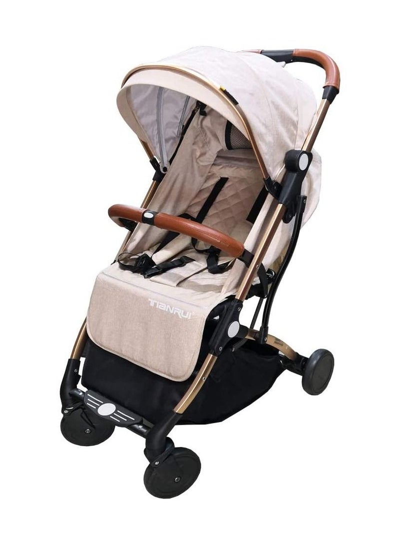 Lightweight Stroller Baby Stroller Plane Gold - Image 2