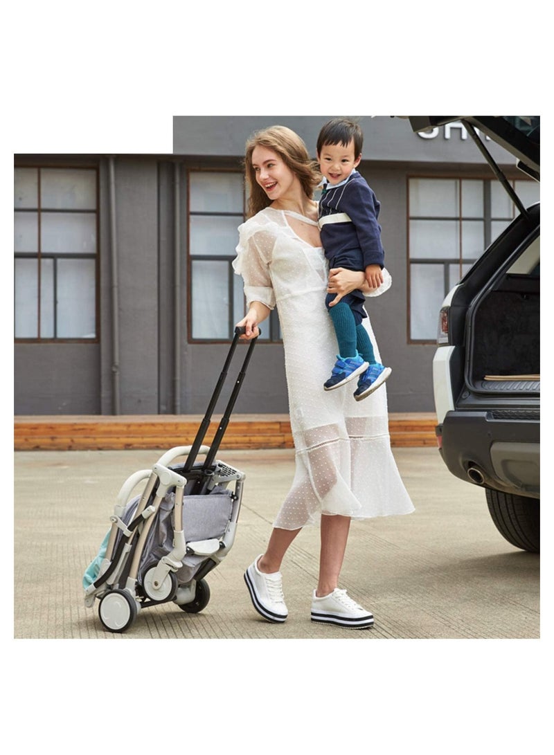 Lightweight Stroller Baby Stroller Plane Gold - Image 5