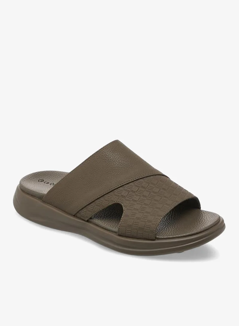 Le Confort Men Textured Comfort Sandals