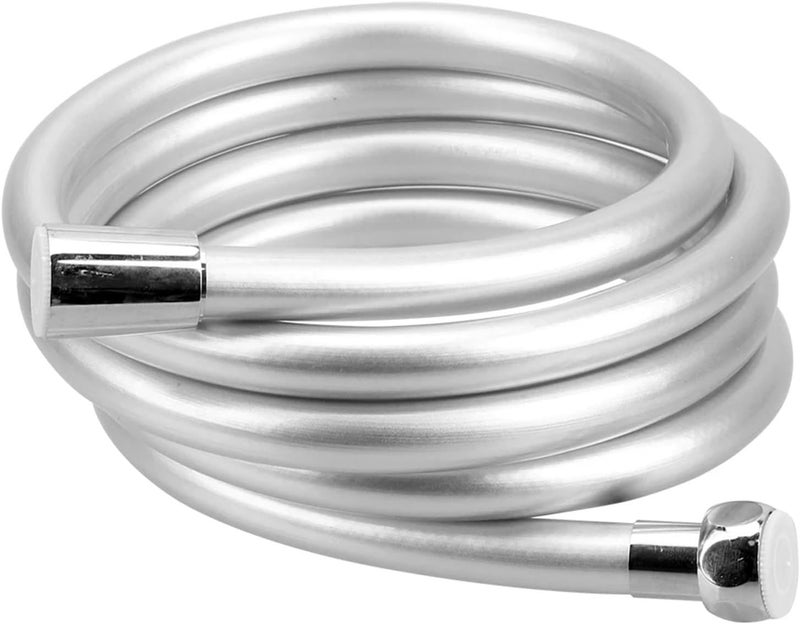 Shower Hose Shower Hose Replacement, PVC Handheld Silver 1.2 .5 .0 Meter Universal Interface GI2(2.0M) - Image 4