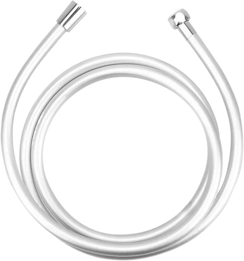 Shower Hose Shower Hose Replacement, PVC Handheld Silver 1.2 .5 .0 Meter Universal Interface GI2(2.0M) - Image 1
