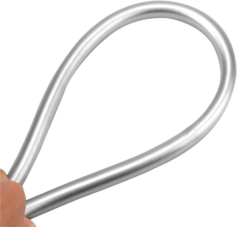 Shower Hose Shower Hose Replacement, PVC Handheld Silver 1.2 .5 .0 Meter Universal Interface GI2(2.0M) - Image 5