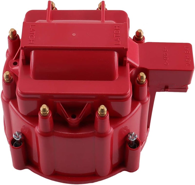 MAS غطاء وموزع HEI للذكور الأحمر من MAS Performance لسيارات CHEVY GM SBC BBC - Image 2