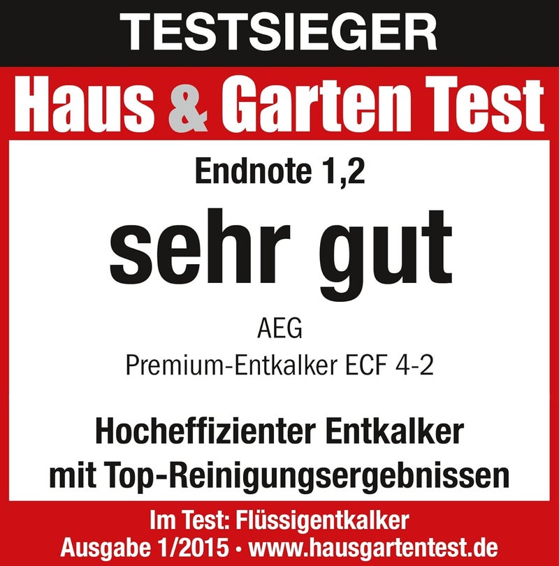 AEG ECF4-2 Premium Descaler (For Fully Automatic Coffee Machines, Capsule and Espresso Machines, All Brands, Test Winner, 500 ml, 5 Applications, Gentle, Odourless, Environmentally Friendly, Recycled Heat insulation layer - Image 5