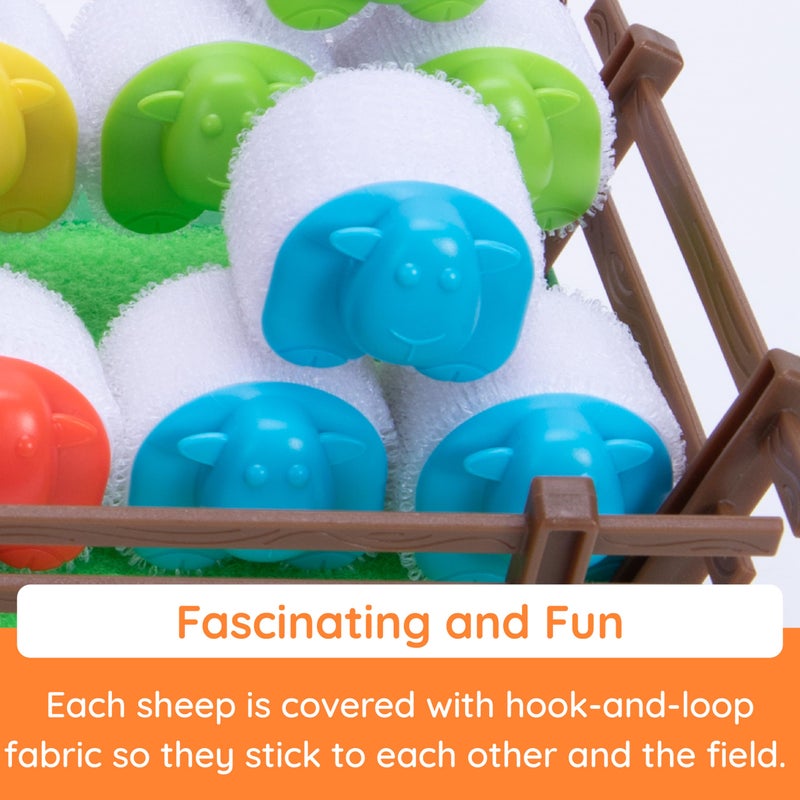 Fat Brain Toys Heap-O-Sheep Game, Family Board Games for Kids and Adults, Game of Catapulting Sheep, 6 to Adult, 2 to 4 Players - Image 4