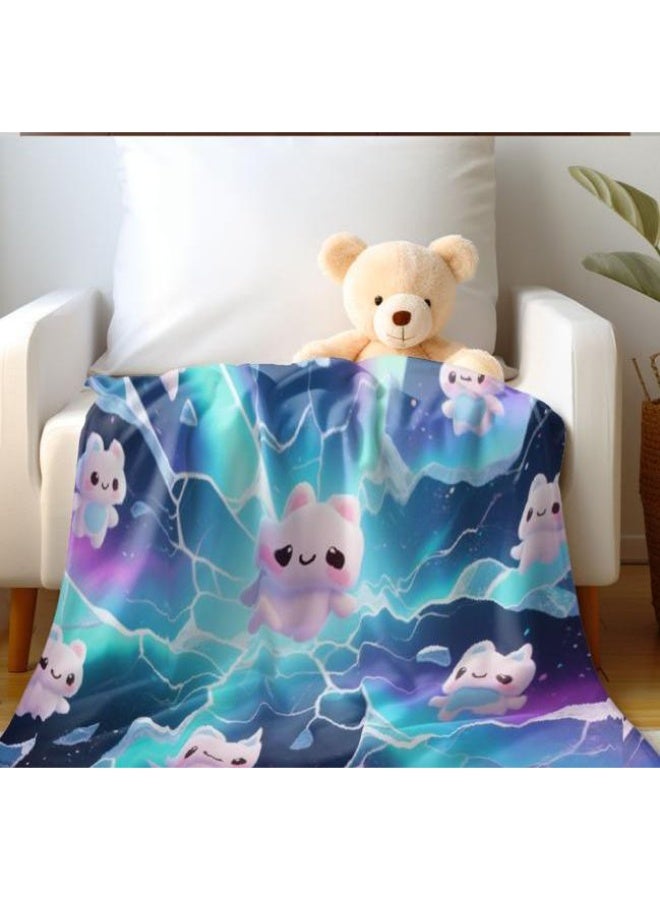 general Baby and children's cartoon flannel thin blanket (warm and comfortable, suitable for sleep, game use) 70cm*100cm - Image 5