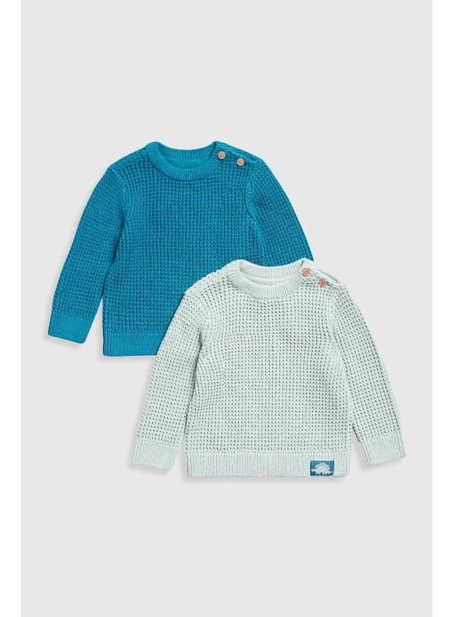 مذركير Waffle Knitted Jumpers - 2 Pack
