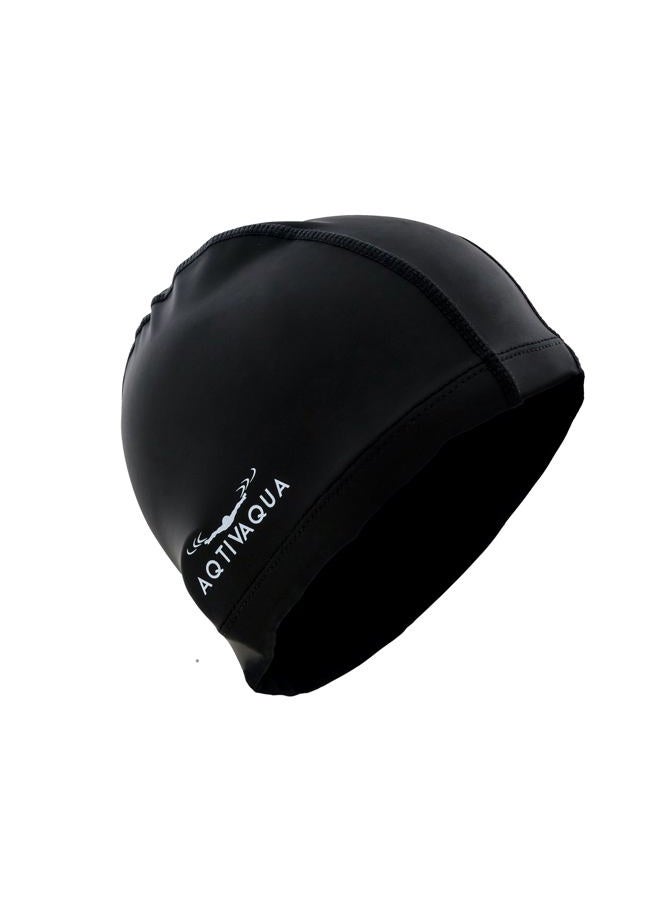 AqtivAqua Swimming Cap for Adults and Kids — Soft and Elastic Spandex with Protective Layer — Ideal for Use in Swimming Pools or Open Water - Image 2