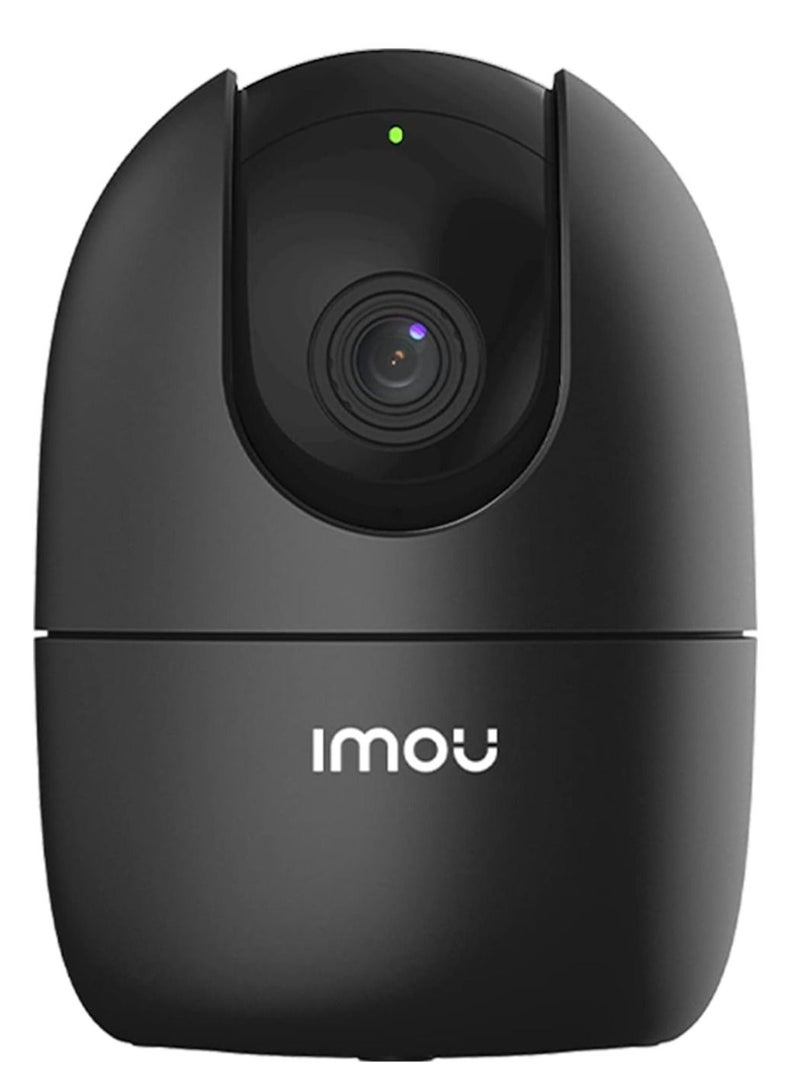 IMOU 1080P FHD 360 Degree Security Camera (Black)，Up to 256GB SD Card Support, Privacy Mode，Alexa Google Assistant，AI Human Detection，2-Way Audio Night Vision Ranger2 Black  - Image 1