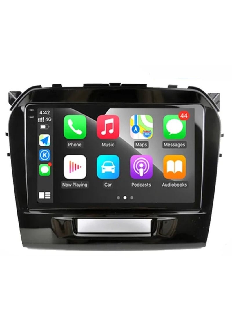 RAYMOS - Android Screen For Suzuki Vitara 2015 To 2020 4GB RAM Support Apple Carplay Android Auto Wireless QLED Touch Screen AHD Camera Included SIM Card Support Bluetooth DSP - Image 1