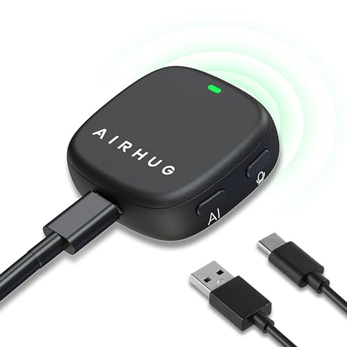 AIRHUG Conference USB Microphone, Desktop Computer Mic, Noise Canceling, Mute Button & LED Indicator, Plug & Play for Video Conference, Gaming, Online Class, Compatible with Windows & MacOS - Image 1