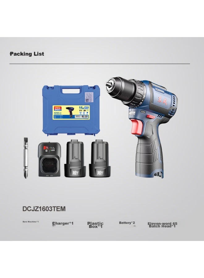 DONG Cheng Dongcheng 16v Brushless Lithium Drill Dcjz1603t , Electric Drill Driver, Power Tool, Screwdriver - Image 5