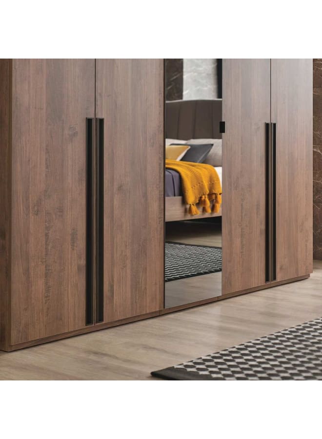 Retro RA048 Wardrobe 200×220×50cm - Brown - Image 2