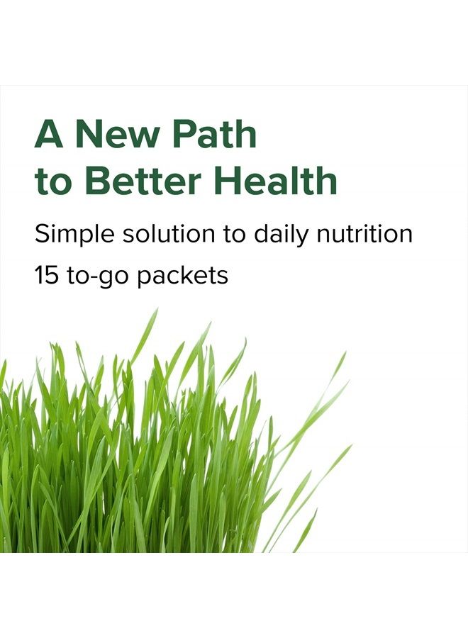 Vibrant Health , Green Vibrance Packets, Travel-Friendly Vegan Superfood Powder, 15 Packets - Image 3