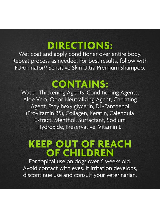 FURminator Sensitive Skin Ultra Premium Conditioner, Sensitive Skin Conditioner for Dogs Helps Reduce Itching, 16 oz - Image 3