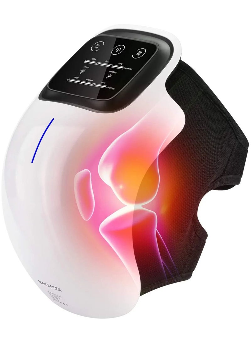 Generic Wireless Knee Massager, Infrared Heat and Vibration Knee Pain Relief for Swelling Stiff Joints, Stretched Ligament and Muscles Injuries  - Image 2