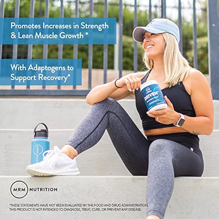 MRM Nutrition Driven Pre-Workout Powder | Mixed Berry Flavored | 125mg Caffeine | Pure Ingredients| Muscle + Hydration + Energy Blends | Performance Energy | Vegan + Gluten-Free | 29 Servings - Image 5