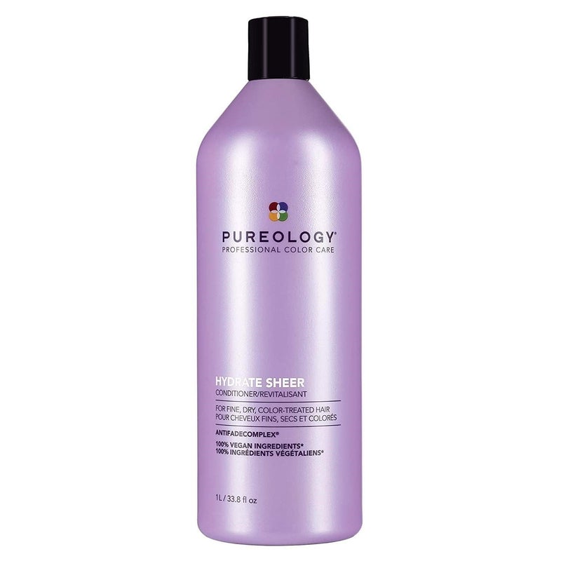 Pureology Hydrate Sheer Nourishing Conditioner  For Fine Dry Color Treated Hair  SulfateFree  Vegan